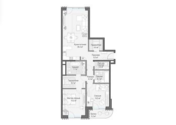 Видовая квартира в элитном доме