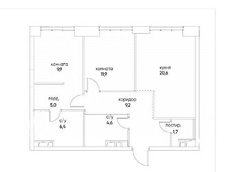 Квартира в ЖК Остров