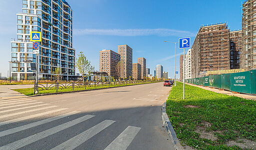 Квартира с патио в ЖК у воды