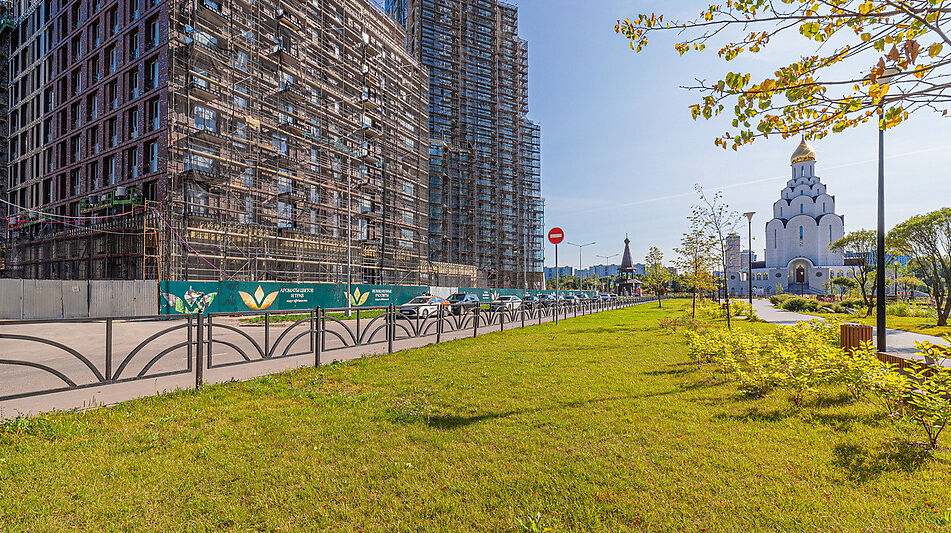 Квартира с патио в ЖК у воды