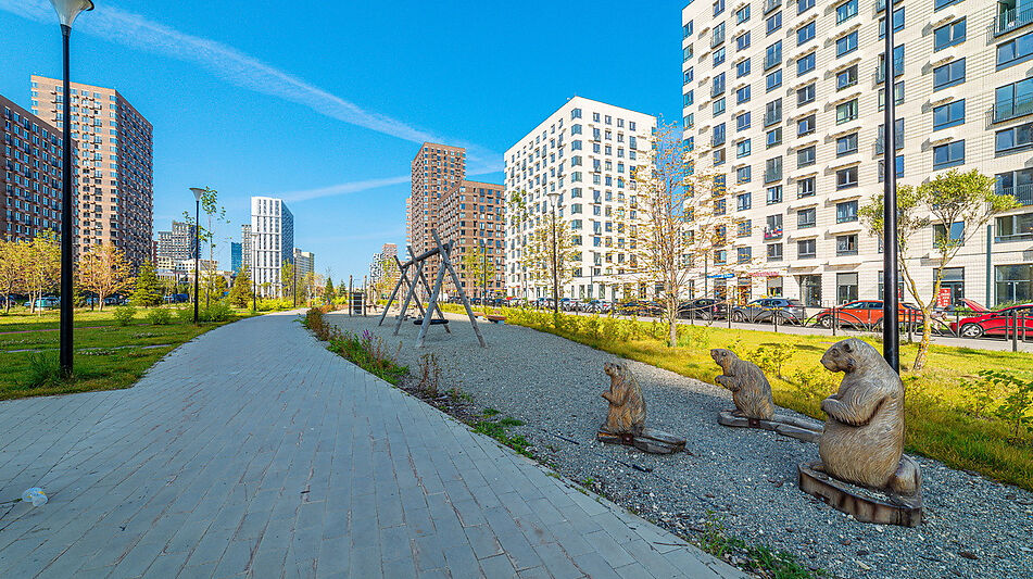 Квартира с патио в ЖК у воды