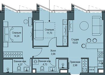 Квартира в новом ЖК Феймос