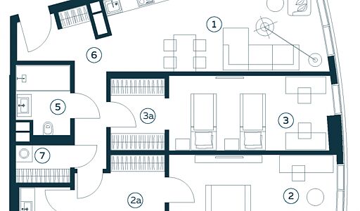 Квартира у воды в ЖК Акватория