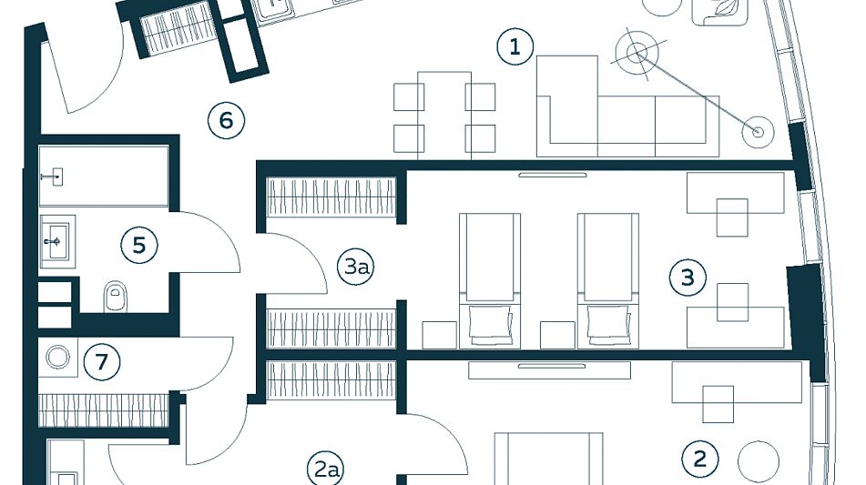 Квартира у воды в ЖК Акватория