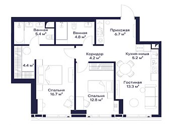 Новая квартира в ЖК JOIS