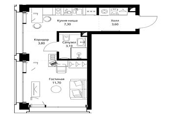 Видовая квартира в ЖК SET