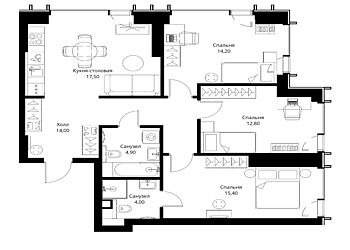 Квартира в ЖК VEER