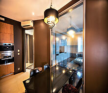 Панорамная дизайнерская квартира