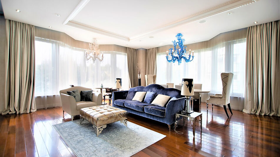 Панорамная дизайнерская квартира