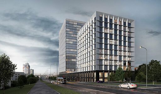 Офис c панорамным видом