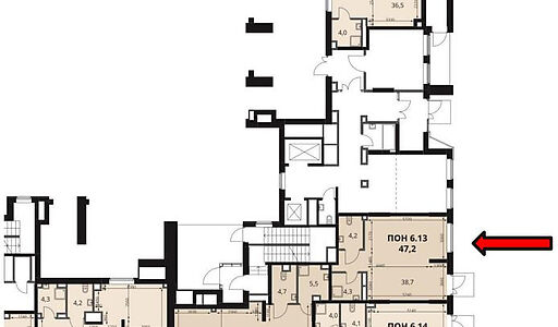 Коммерческое помещение в новом ЖК