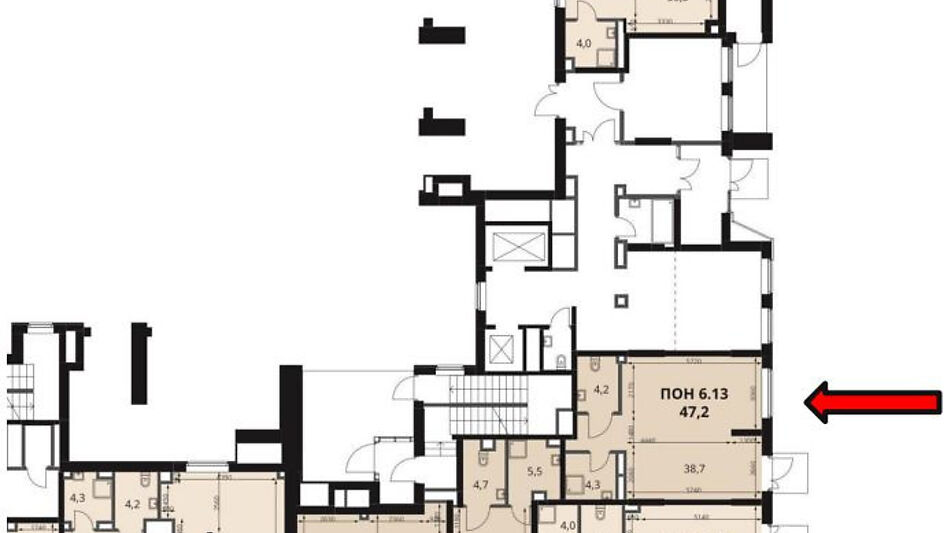 Коммерческое помещение в новом ЖК