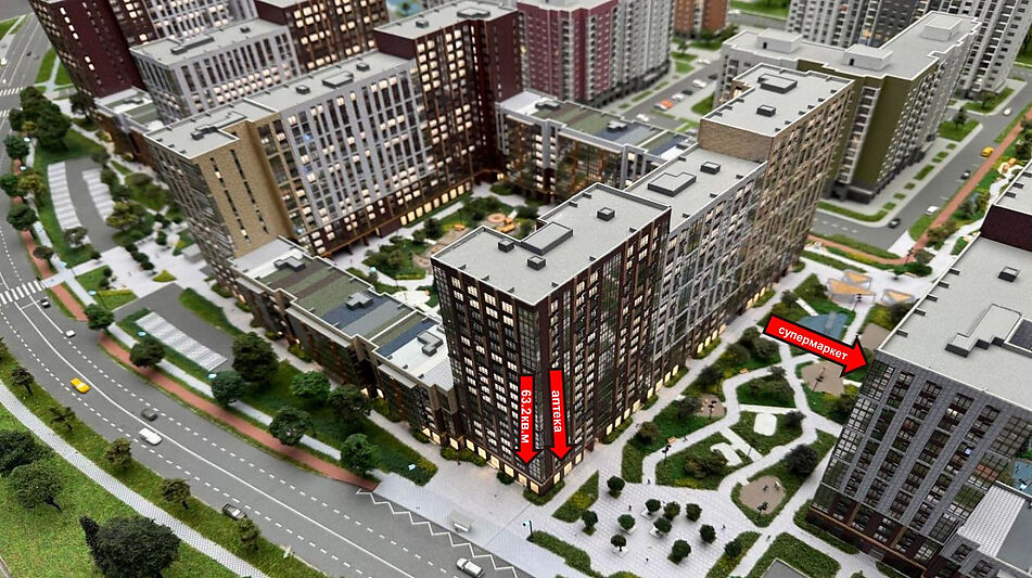 Помещение под арендатора в ЖК