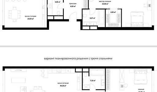 Элит 3к 150м² ЖК Садовые кварталы