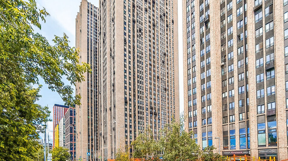 Стильная Евро3 с панорамой Москвы