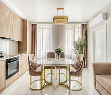 Стильная Евро3 с панорамой Москвы