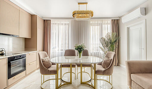 Стильная Евро3 с панорамой Москвы