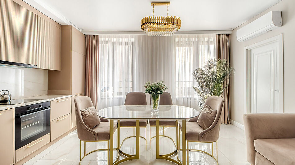 Стильная Евро3 с панорамой Москвы