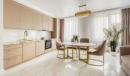 Стильная Евро3 с панорамой Москвы